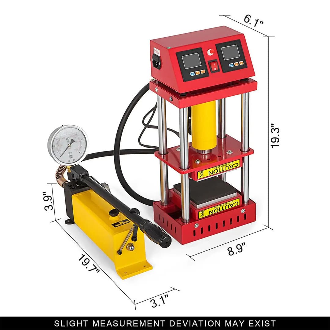 1701 MANUAL HYDRAULIC ROSIN MACHINE thumbnail 2